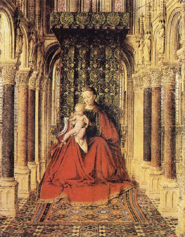 EYCK, Jan van The Virgin and Child in a Church